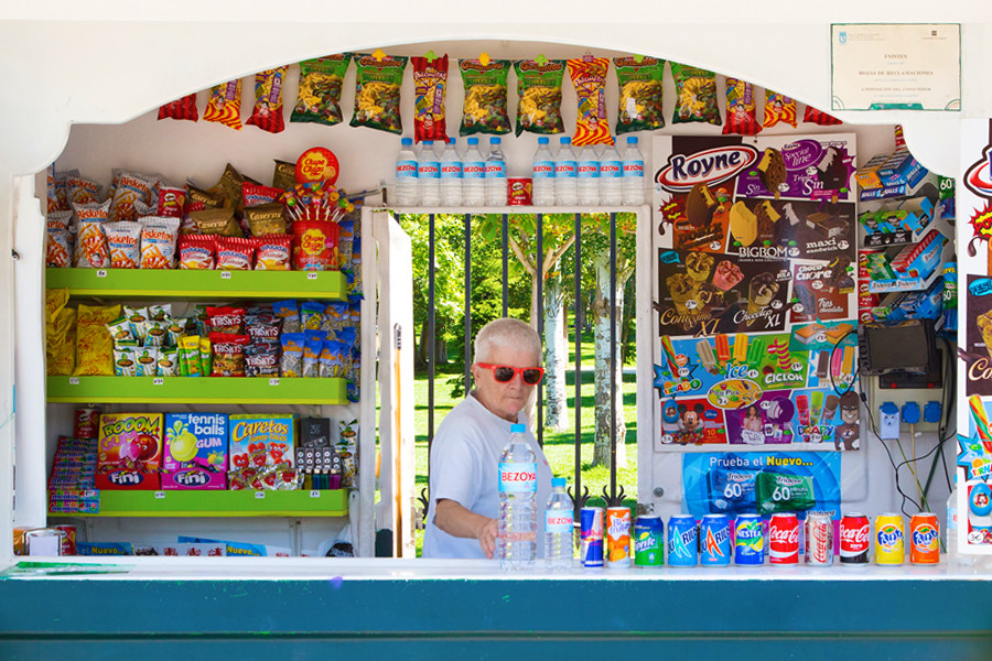 レティーロ公園内のKIOSKみたいなショップ