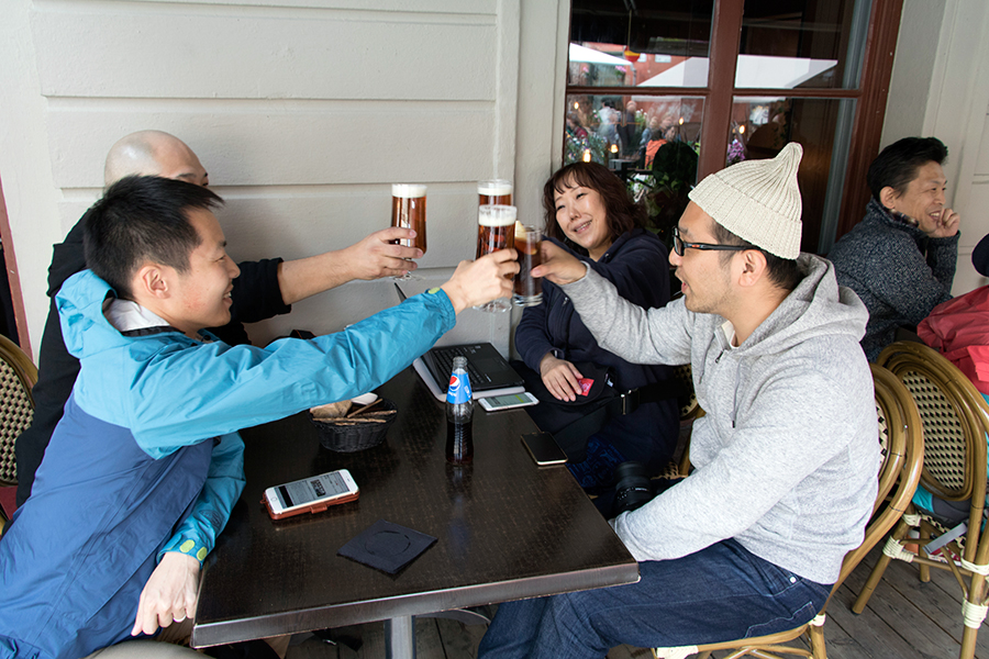 ビール休憩